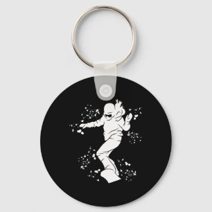 Snowboarder Colorful Snowboard Snowboarding 23  Keychain