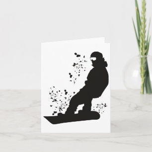 Snowboarder Colourful Snowboard Snowboarding 28  Card