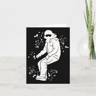 Snowboarder Colourful Snowboard Snowboarding 3 Card