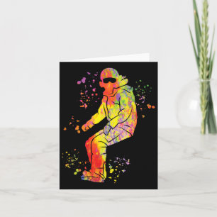 Snowboarder Colourful Snowboard Snowboarding 41 Card