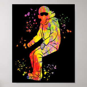 Snowboarder Colourful Snowboard Snowboarding 41 Poster