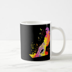Snowboarder Colourful Snowboard Snowboarding 6  Coffee Mug