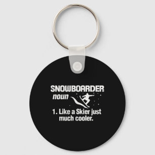 Snowboarder Definition Meaning Snowboarding Snowbo Keychain