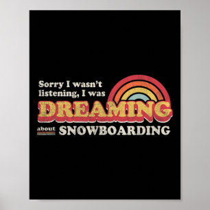 Snowboarder Design  Poster