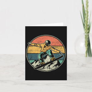 Snowboarder Extreme Sport Snowboarder Design Card