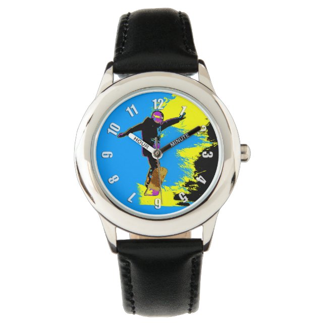 Snowboarder Flight - Snowboarder  Watch (Front)