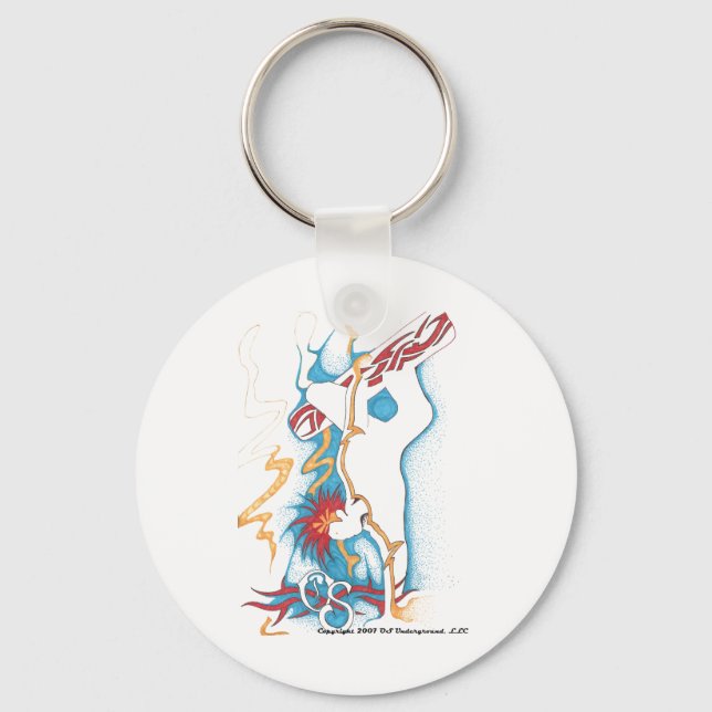 Snowboarder Keychain (Front)