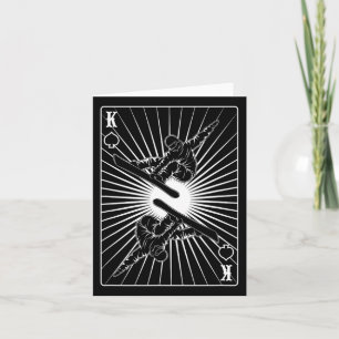 Snowboarder King Freestyle Mountains Snowboarding Card