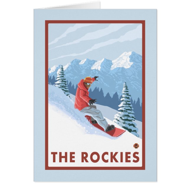 Snowboarder - Les Rocheuses (Devant)