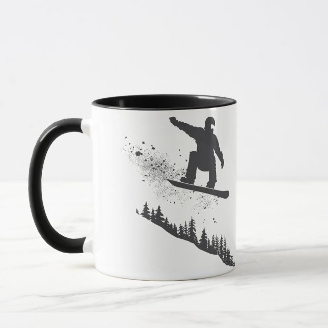 Snowboarder Mug (Left)