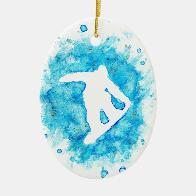 Snowboarder ornament (Front)