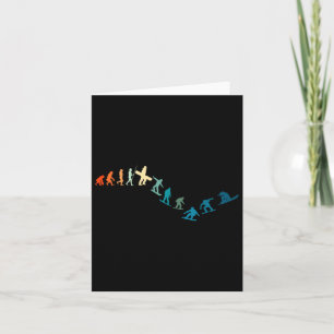 Snowboarder Retro Snowboarding Snowboard Extreme S Card
