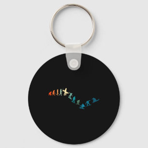 Snowboarder Retro Snowboarding Snowboard Extreme S Keychain