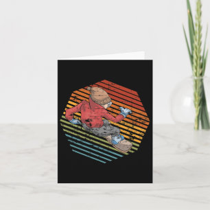 Snowboarder Retro Winter Sport Snowboarding Snowbo Card