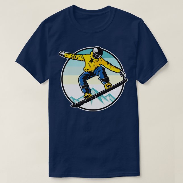 Snowboarder Snow Boarding Snowboarders  T-Shirt (Design Front)