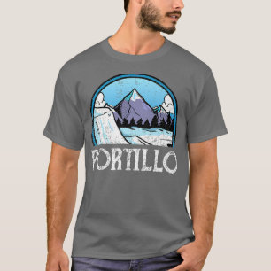 Snowboarder Snowboard Skier Skiing Chile Portillo T-Shirt