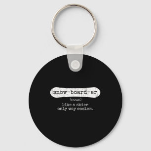 Snowboarder - Snowboarding Enthusiast Snowboard In Keychain