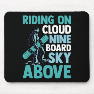 Snowboarder Snowboarding Mouse Pad