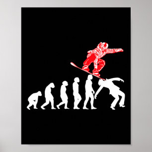 Snowboarder Snowboarding Snowboard  Poster