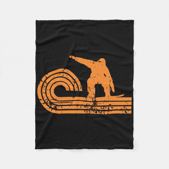 Snowboarder T Shirt Men  Fleece Blanket (Front)