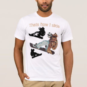 snowboarder tshirt - Customized