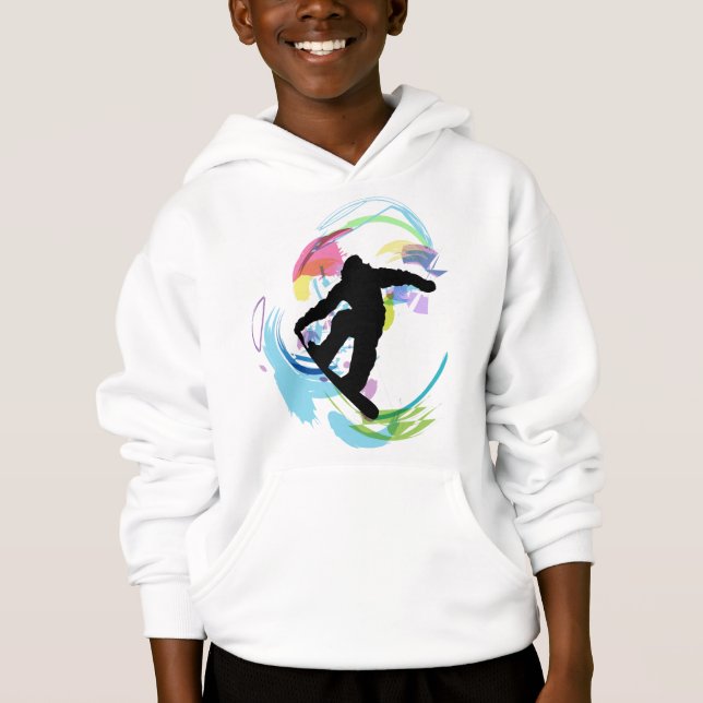 Snowboardeur enfants (Devant)
