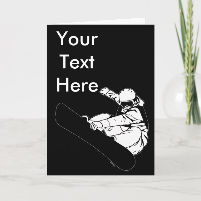 Snowboarding 3 card (Front)