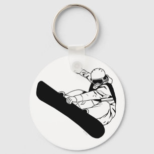 Snowboarding 3 keychain