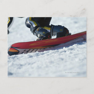 Snowboarding 4 postcard