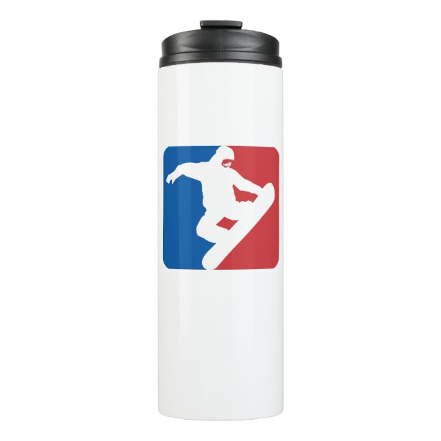 Snowboarding All Star Thermal Tumbler (Front)