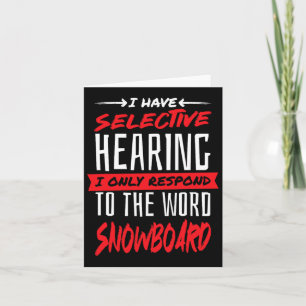Snowboarding And Snowboarder Card