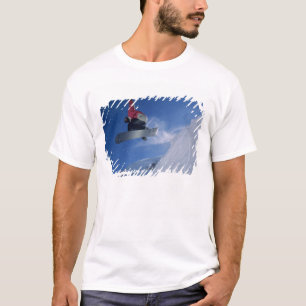 Snowboarding at Snowbird Resort, Utah (MR) T-Shirt