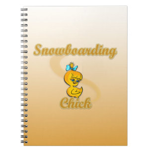 Snowboarding Chick Notebook