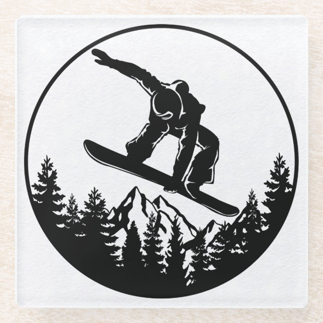Snowboarding Coaster (Front)