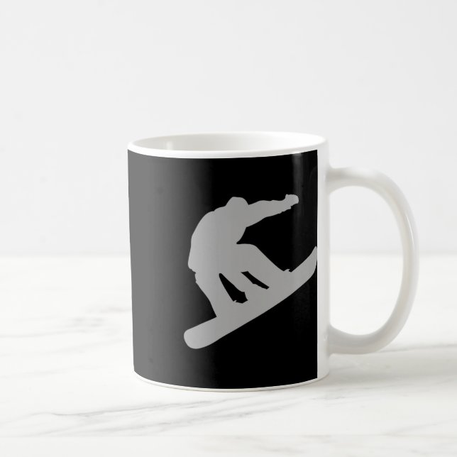 Snowboarding  coffee mug (Right)