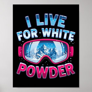 Snowboarding Cool Snowboarder Skiing Freestyle Alp Poster