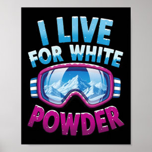 Snowboarding Cool Snowboarder Skiing Winter Vacati Poster