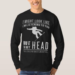 Snowboarding Daydreamer Tee - Shredding Powder in
