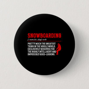 Snowboarding Definition Snowboard Outfit Snowboard 2 Inch Round Button