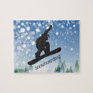 Snowboarding Design Jigsaw Puzzle