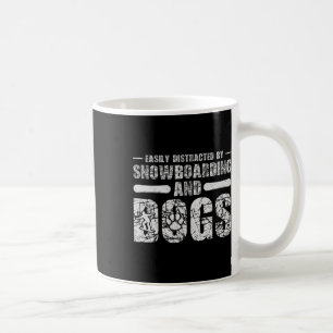 Snowboarding Dog For Men Women Snowboard Snowboard Coffee Mug