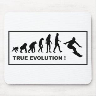 snowboarding evolution mouse pad