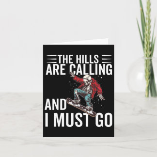 Snowboarding For Men Women Boys Snowboarder Snowbo Card