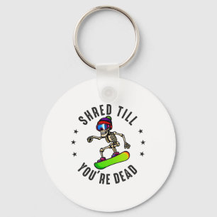 Snowboarding For Men Women Boys Snowboarder Snowbo Keychain