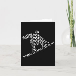 Snowboarding Freestyle Snowboarders Silhouette I S Card