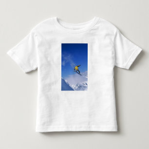 Snowboarding in Grizzly Gulch, Little Cottonwood Toddler T-shirt
