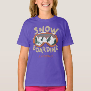 Snowboarding Is My Therapy - Winter Sport T-Shirt