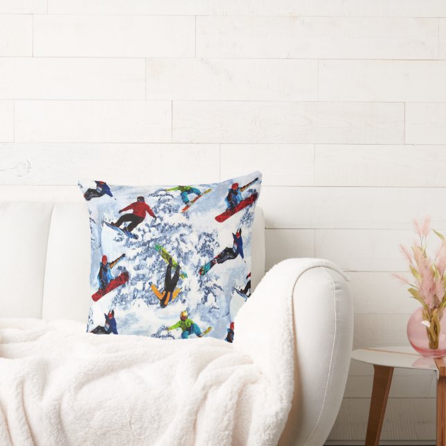 Snowboarding Isn't Everything Throw Pillow (Couch)