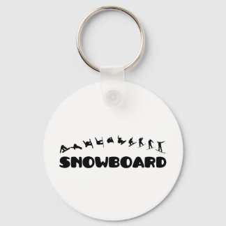 Snowboarding Keychain