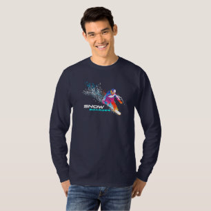 Snowboarding Men's Long Sleeve T-Shirt